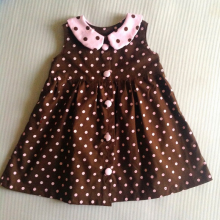 Collar Baby Dress Sewing Pattern