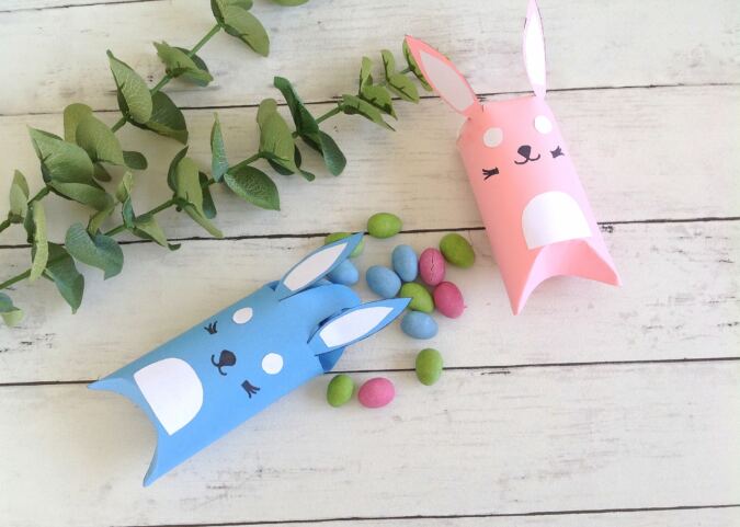 Easter Bunny Pillow box Craft