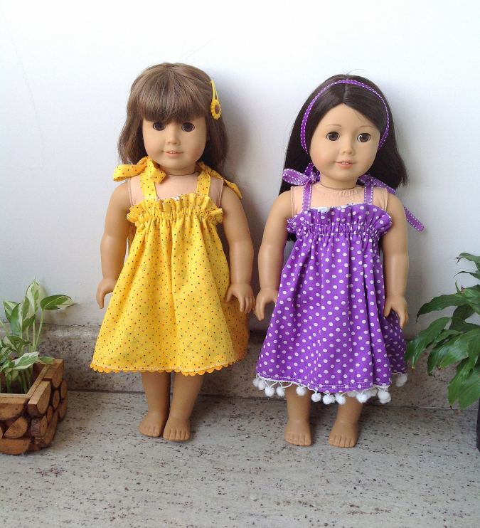 Reversible Doll Dress Pattern