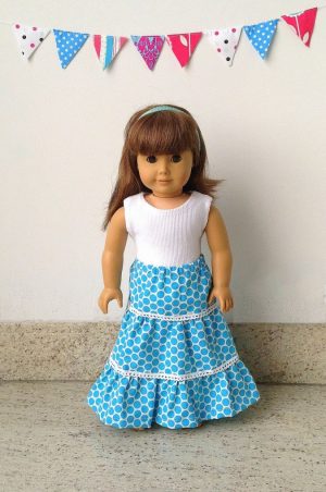 Fun and Easy Doll Skirt Sewing Pattern - Sew Crafty Me