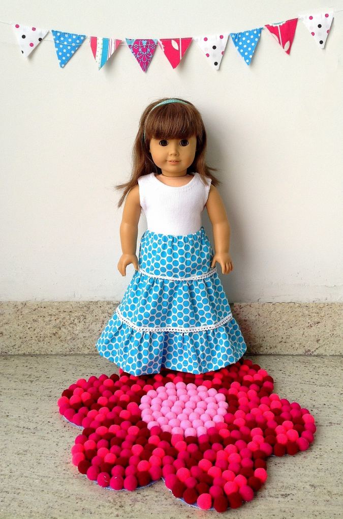 How to make rug for American doll.