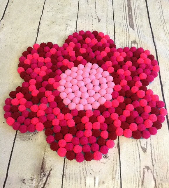 Easy DIY Pompom Rug Tutorial