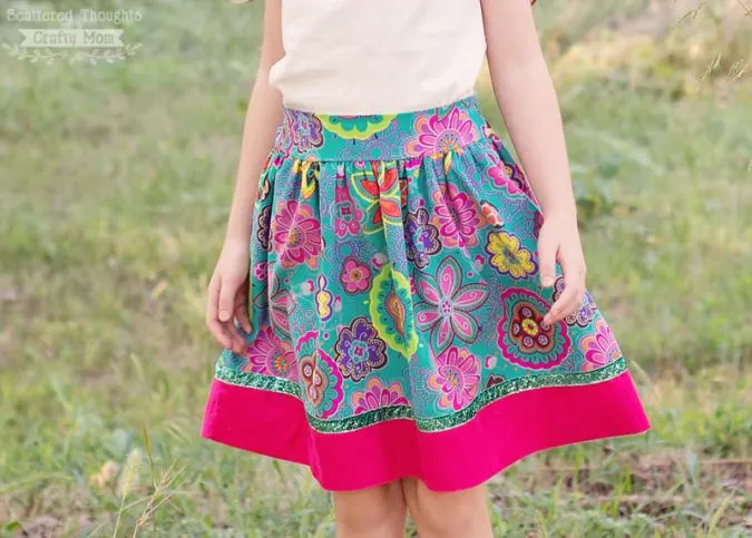 Flat Front Skirt