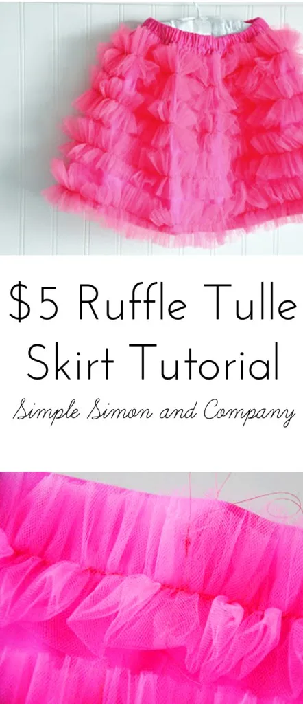 Tulle Ruffle Skirt