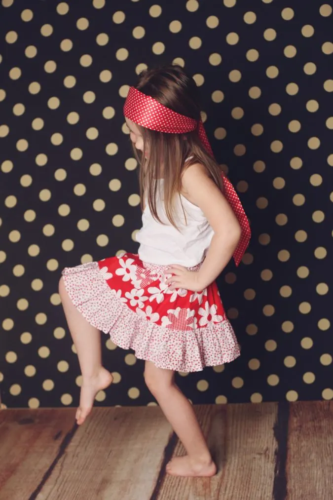 girls skirt sewing pattern