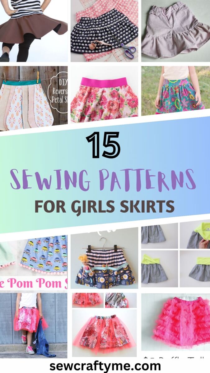 15 Free Girls Skirt Sewing Patterns - Sew Crafty Me Girls Skirt Patterns