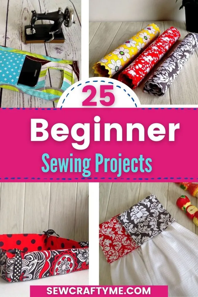 30 Easy to Sew Projects- Make in 10 Minutes - Sew Crafty Me