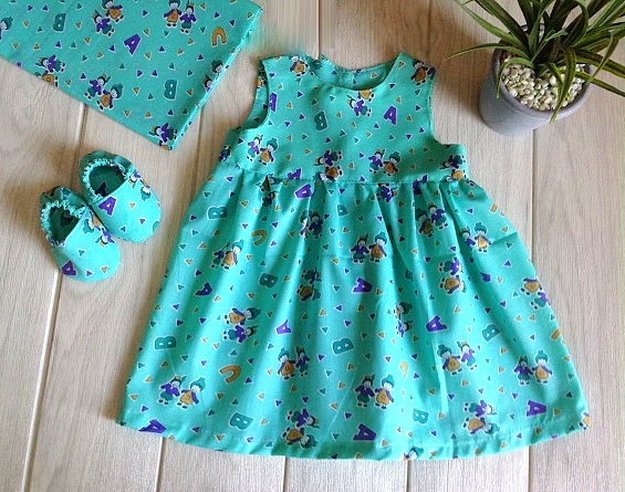 easy girl dress sewing pattern