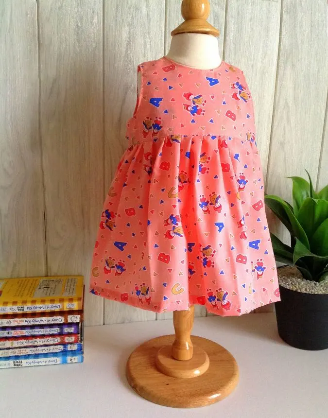 Baby girl simple dress hot sale pattern