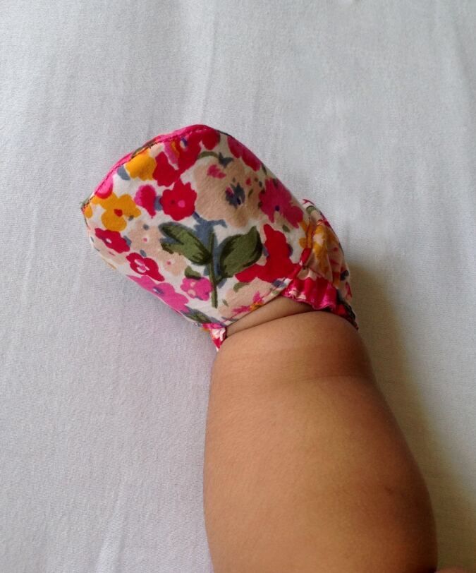 how to sew baby booties easily