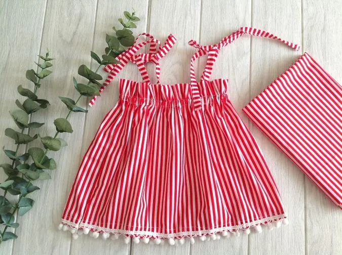 15- Minute Baby Dress from a Rectangle - Sew Crafty Me