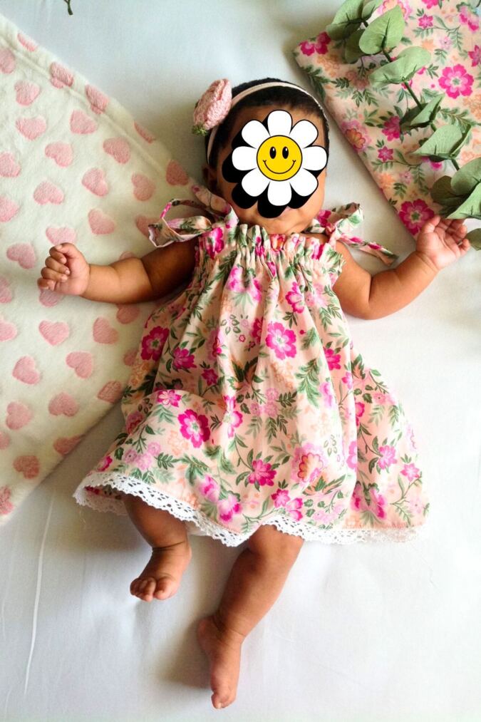 15 Minute Baby Dress from a Rectangle/ Easy Sewing Project