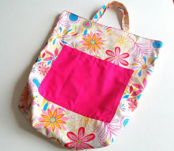 Easy shopping bag online sewing pattern