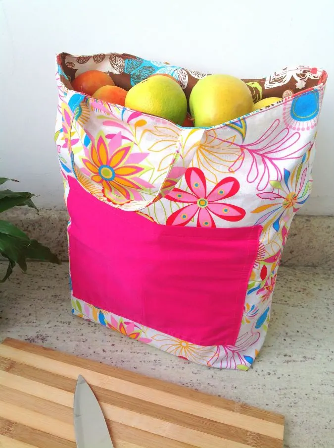 Easy Reusable Reversible Grocery Bag