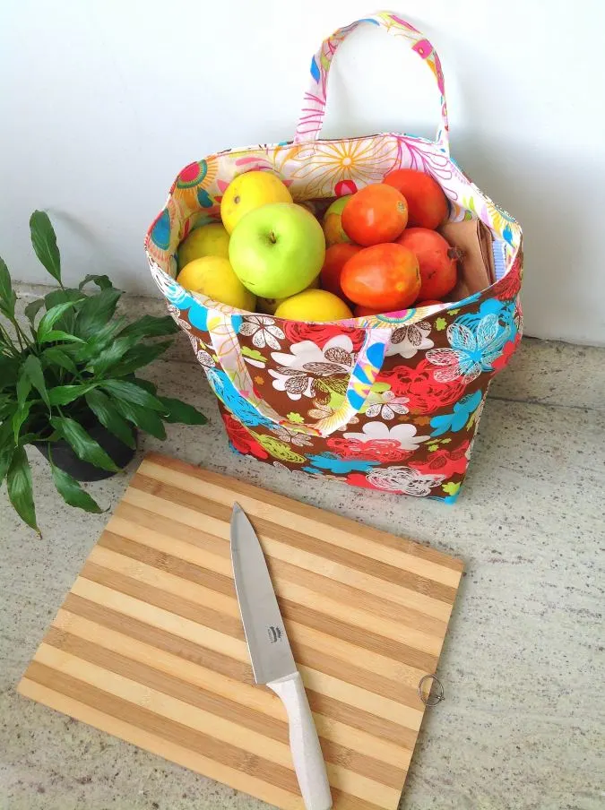 Easy Reusable Reversible Grocery Bag