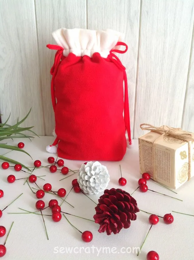 How to make a santa sack