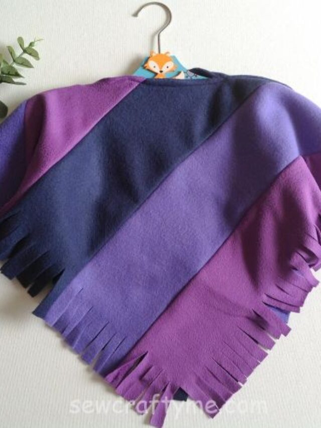 Child Poncho Sewing Pattern for a Stylish Look - Sew Crafty Me