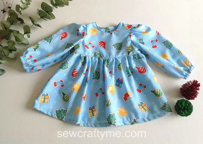 How to make a baby dress with sleeves