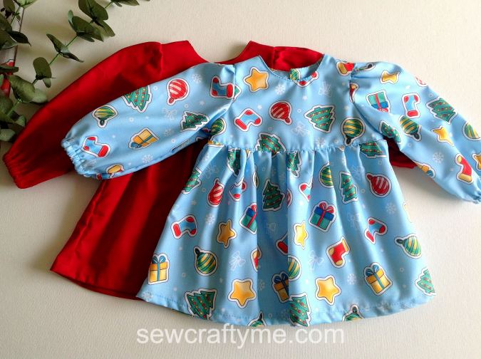 Baby Dress with Sleeve Sewing Pattern