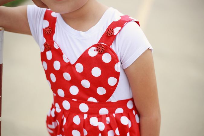 Free Heart Pinafore Sewing Pattern for Girls