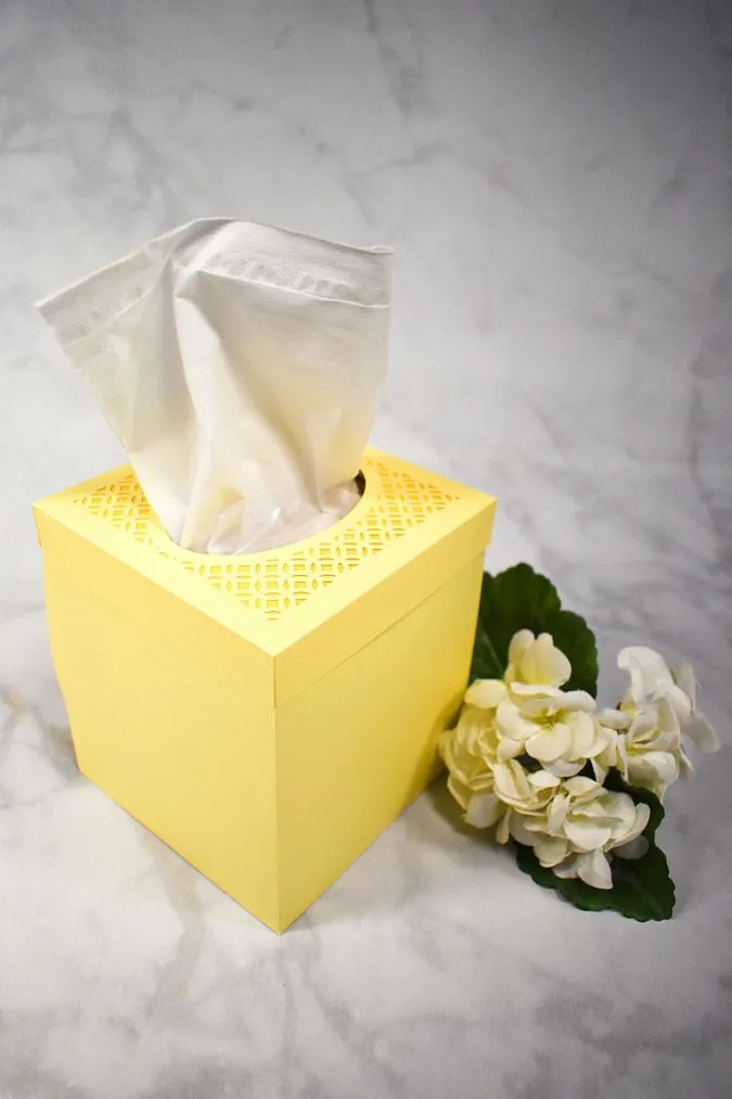 How to Make a Tissue Box Holder with Cricut