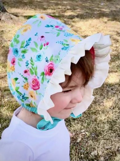 Free Baby Bonnet Sewing Pattern - Sew Crafty Me