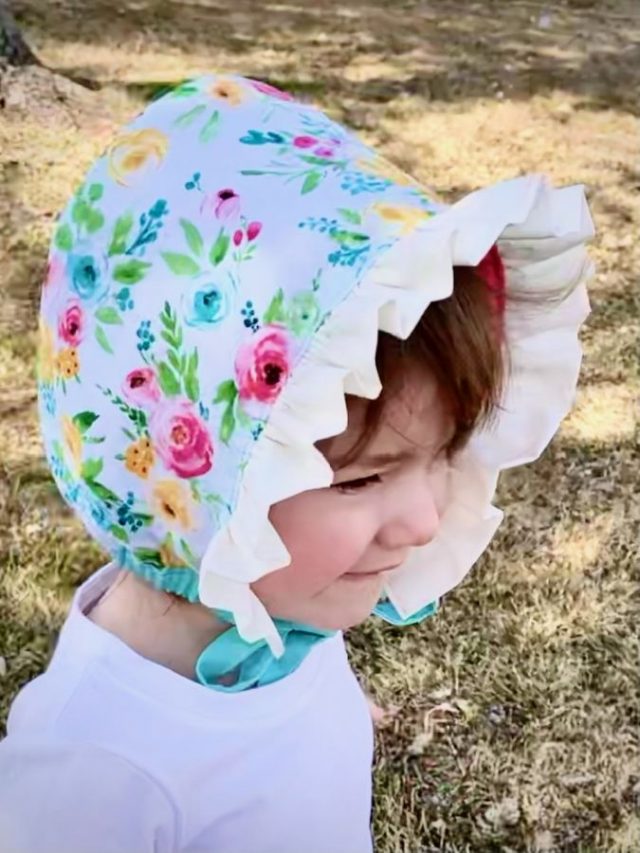 Free Baby Bonnet Sewing Pattern - Sew Crafty Me