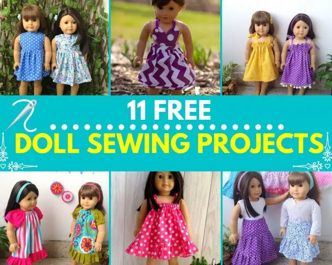 11 Ways To Make AG Doll Clothes/ Free Sewing Patterns - Sew Crafty Me