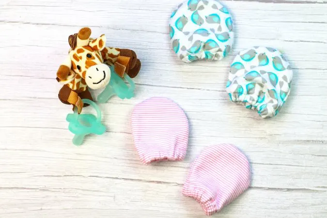 Easy baby clearance mittens