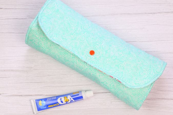 diaper clutch and changing mat pattern