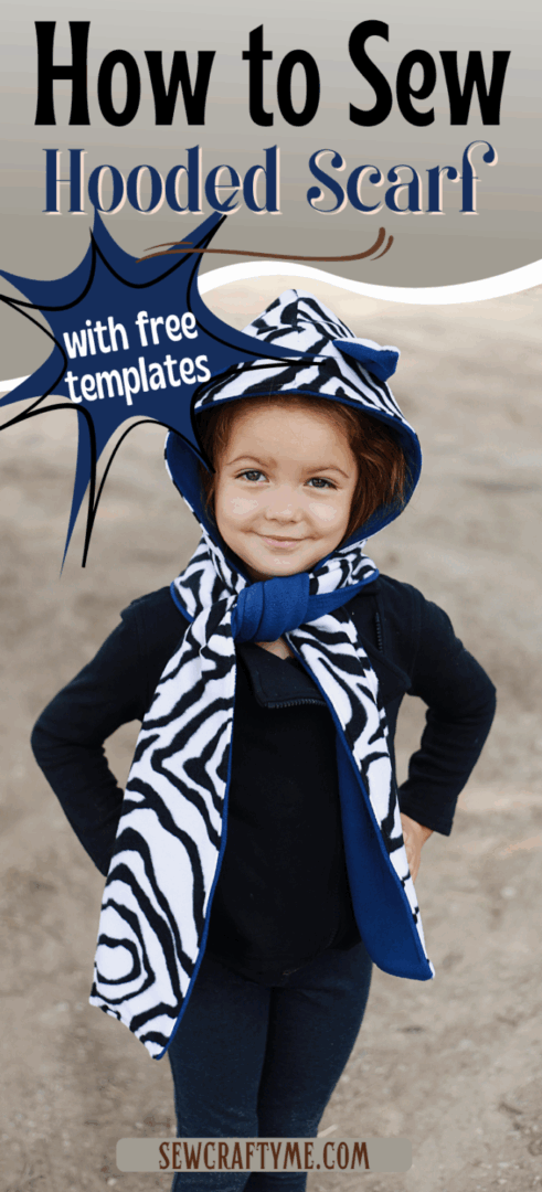 Hooded Scarf Sewing Pattern/ Free Tutorial - Sew Crafty Me