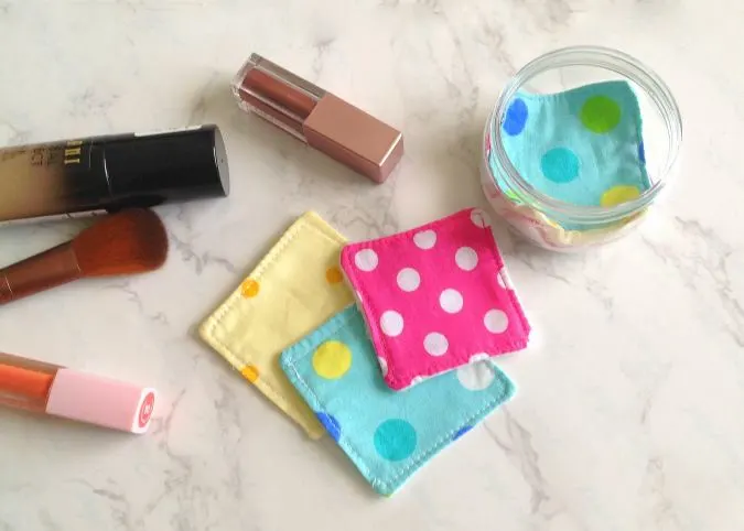 how to sew make up remover wipes