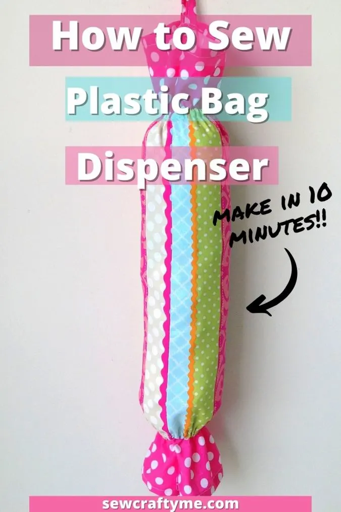 how to sew a plastic bag holder