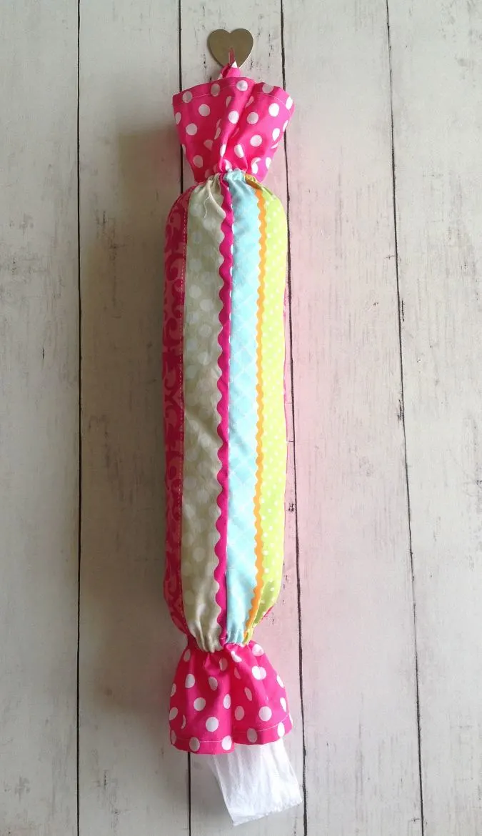 DIY Plastic Bag Holder to Sew • Heather Handmade