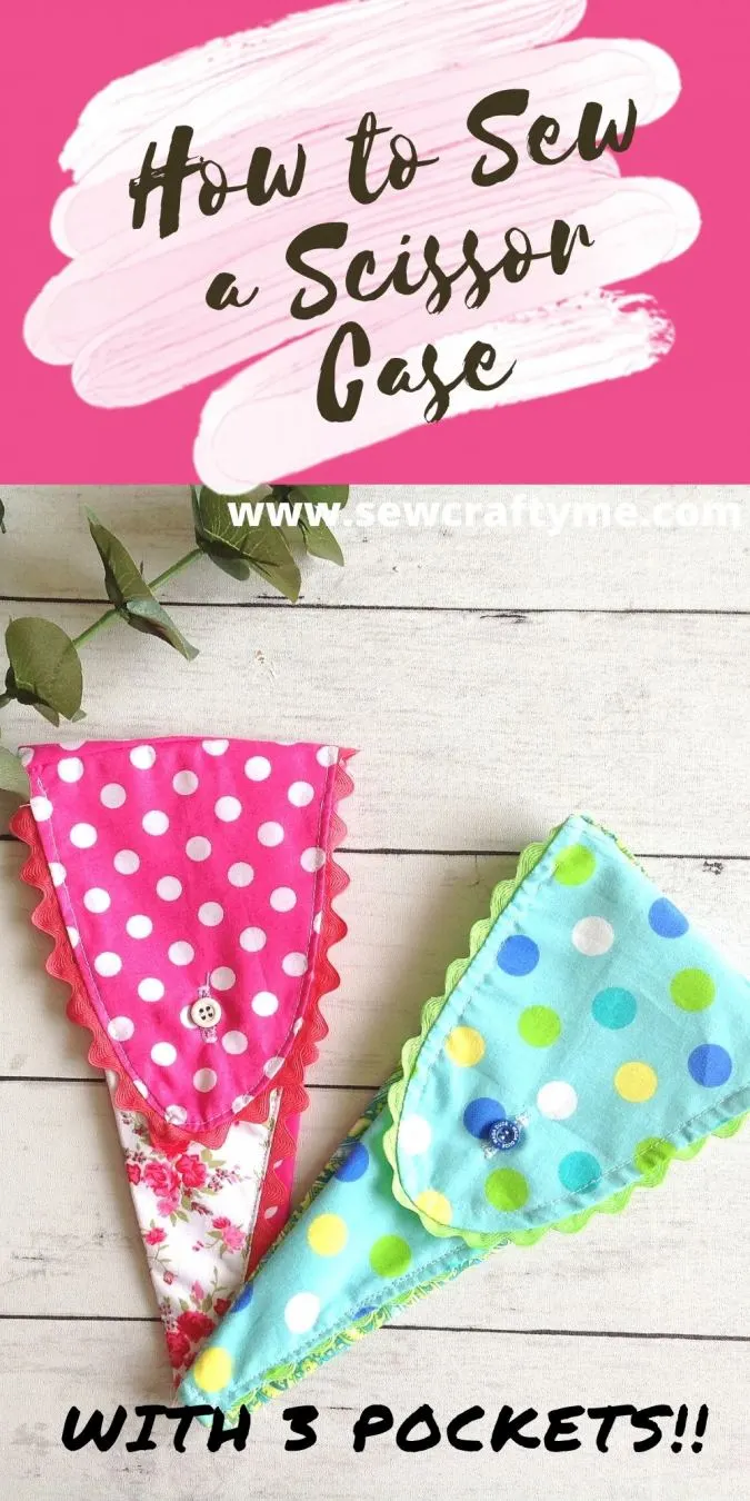 Crepe Case for Scissors PDF Download Pattern – Sewing Illustration