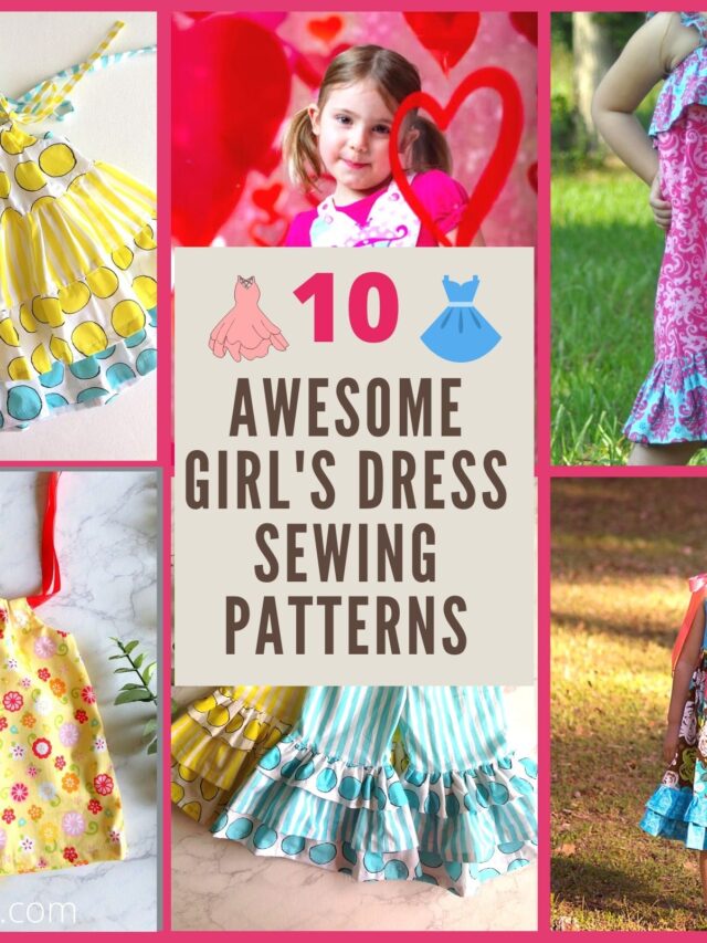 10 Cute Free Dress Sewing Patterns for Girls - Sew Crafty Me