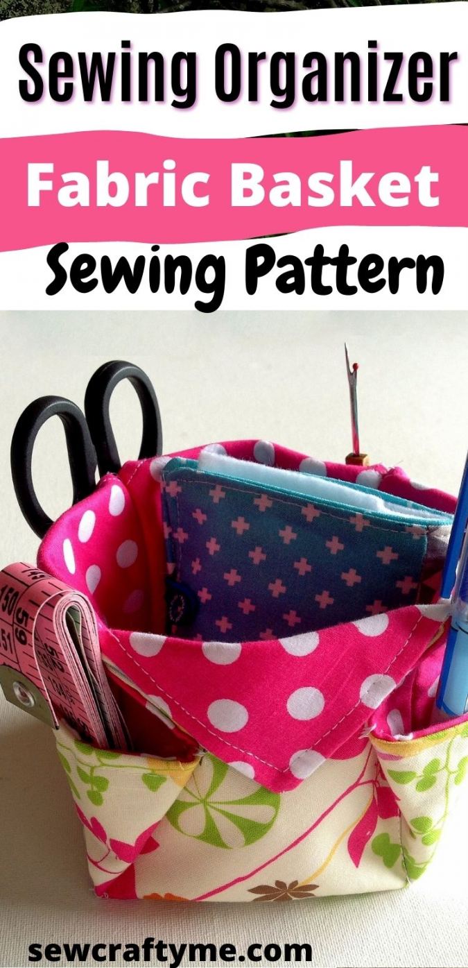 sewing prganizer basket pattern