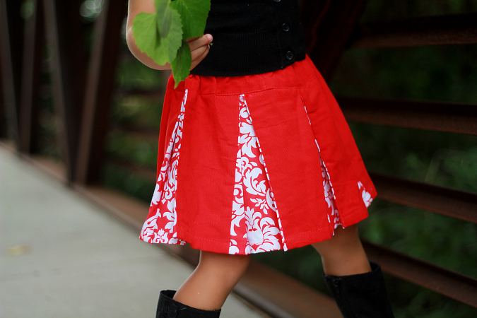 box pleated skirt pattern