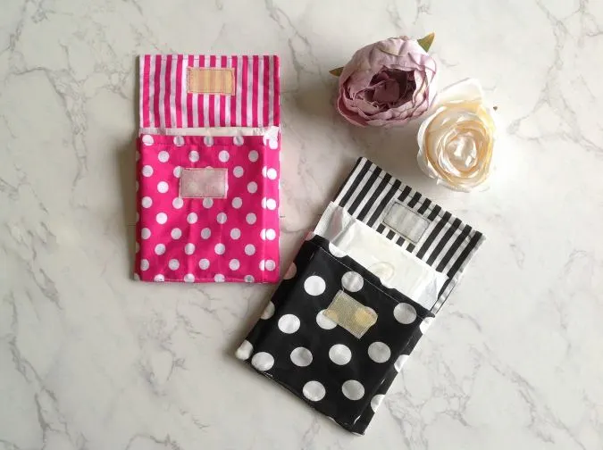 DIY Sanitary Pad Pouch, How to sew Pad Case, Easy sew tutorial