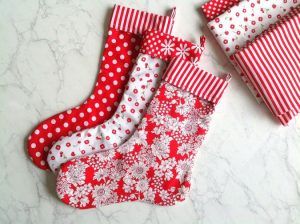 The Easiest Pattern for a Christmas Stocking - Sew Crafty Me