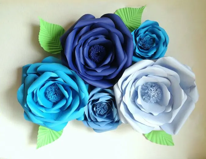 How to make paper flowers