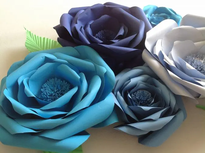 How to make paper flowers