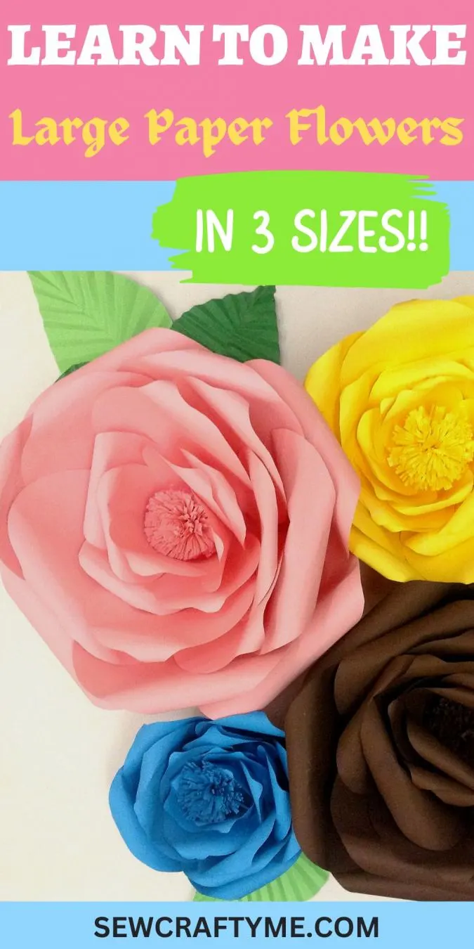 How to Make Flowers with Paper - Sew Crafty Me