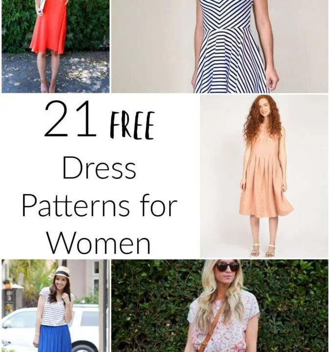 21 free womens dress patterns