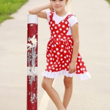 Free Heart Pinafore Pattern for Girls