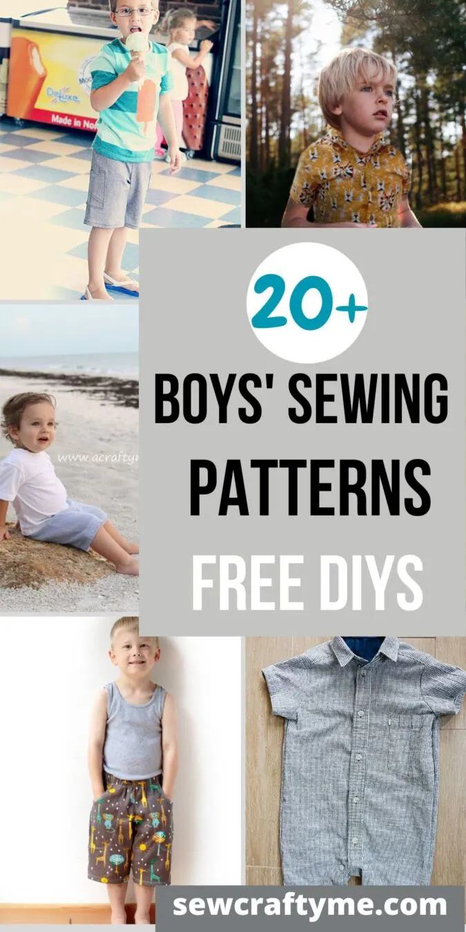 boys sewing patterns