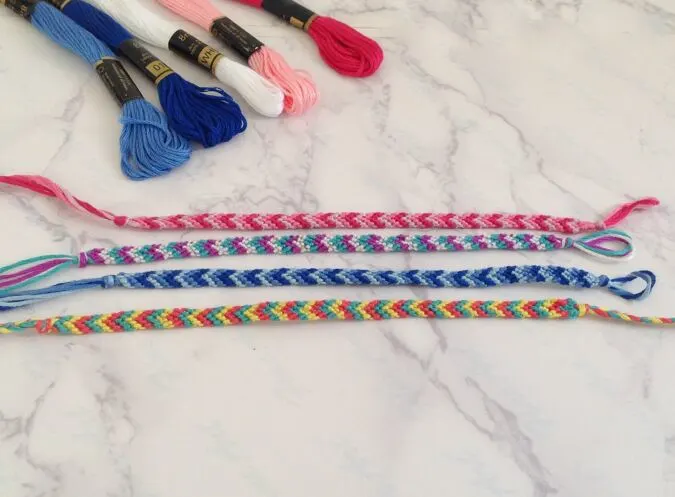 chevron friendship bracelets tutorial