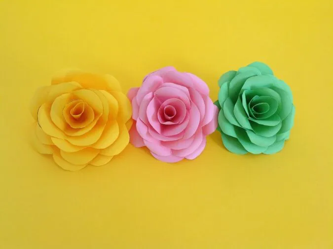 How to make a paper rose