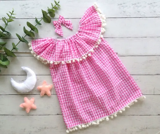 how to sew a ruffled dress for girls