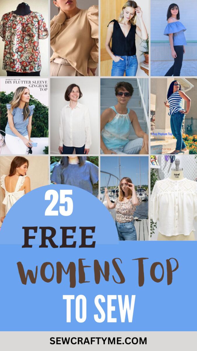 womens top sewing patterns free